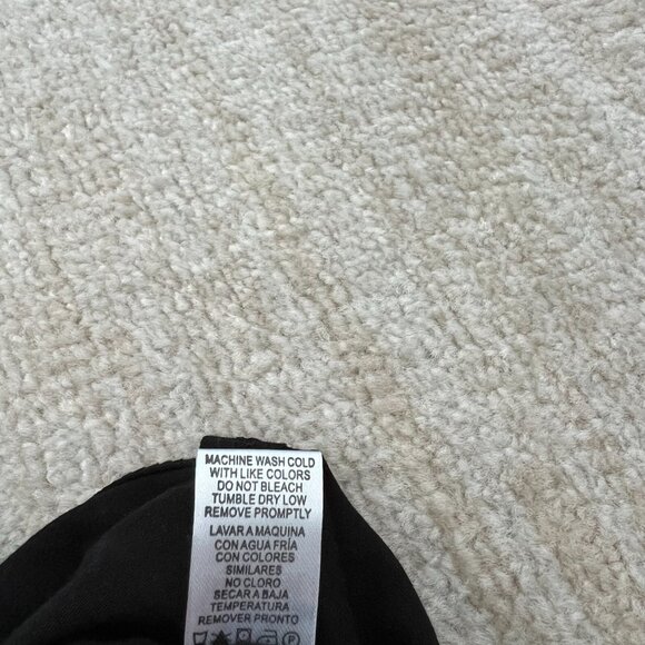 NWT Heart & Hips Black Cotton Short Sleeve Mini Dress M - Picture 9 of 9